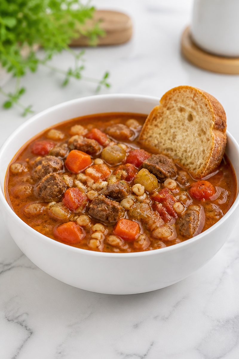 Slow Cooker Beef Vegetable Barley Soup Slow Cooker Beef Vegetable Barley Soup
