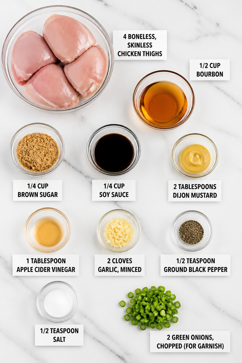 Slow Cooker Bourbon Glazed Chicken Slow Cooker Bourbon Glazed Chicken