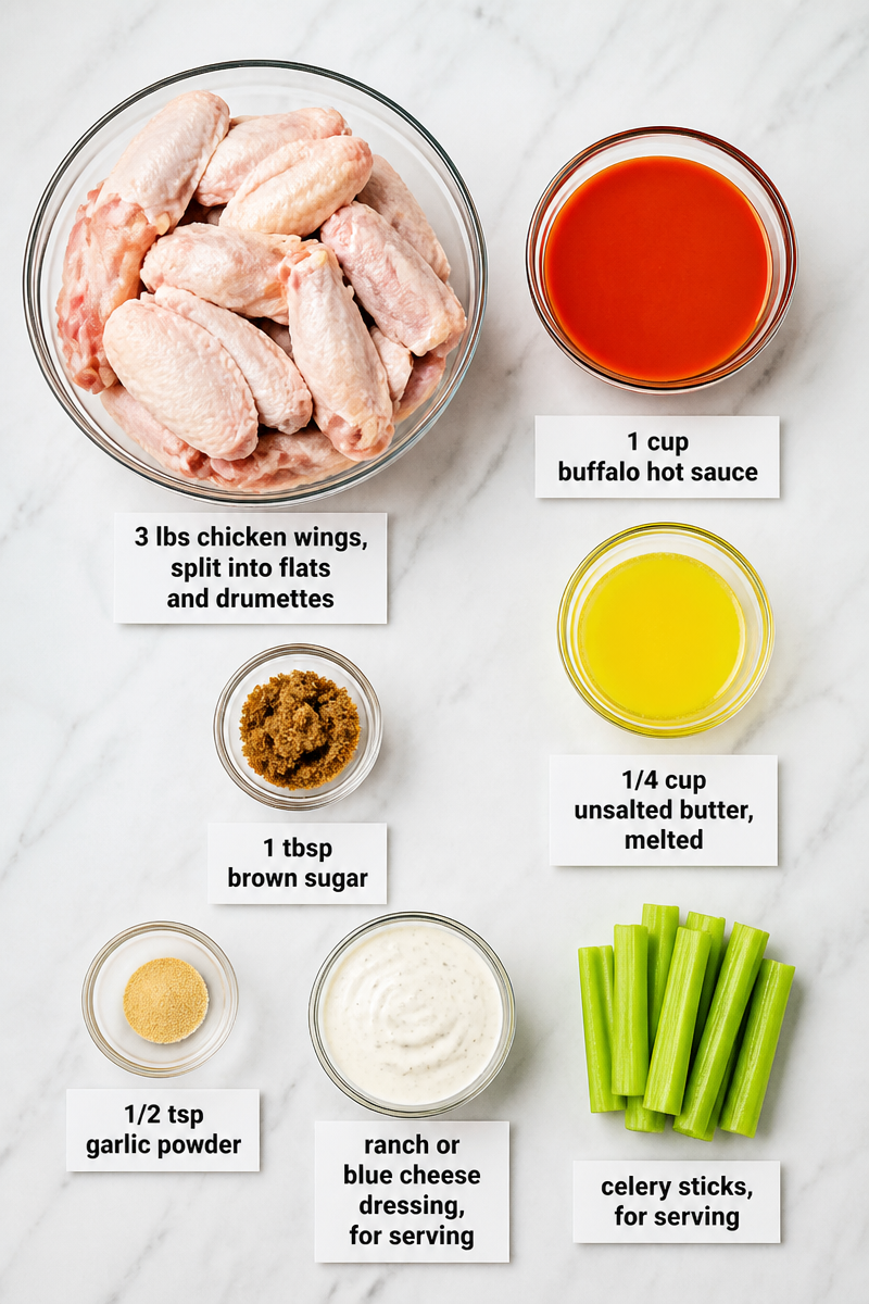 Slow Cooker Buffalo Chicken Wing