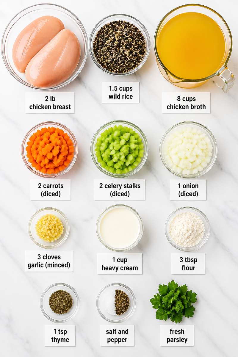 Slow Cooker Chicken Wild Rice Soup Slow Cooker Chicken Wild Rice Soup