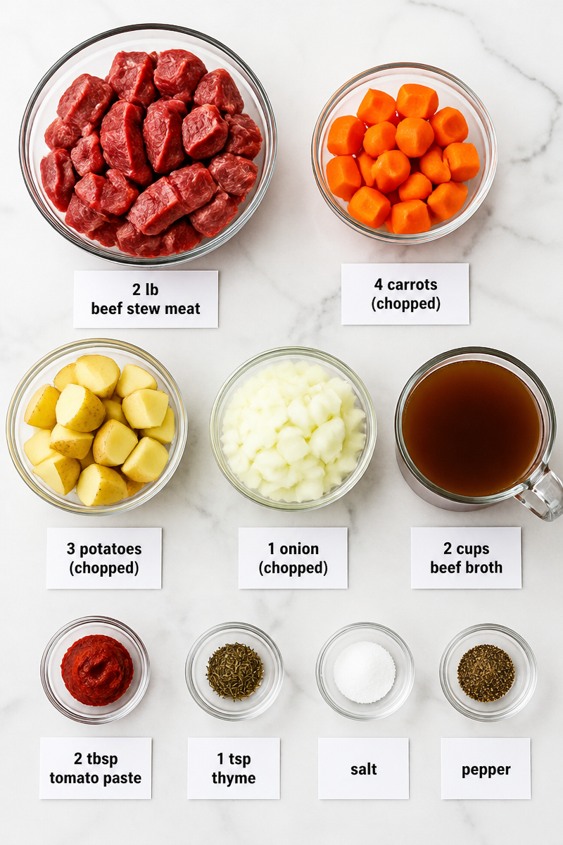 Slow Cooker Freezer Bag Beef Stew Slow Cooker Freezer Bag Beef Stew