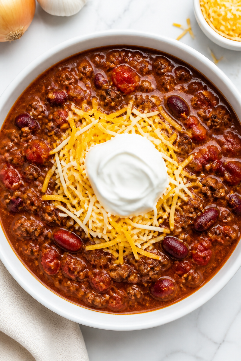 Slow Cooker Ground Beef Chili Slow Cooker Ground Beef Chili
