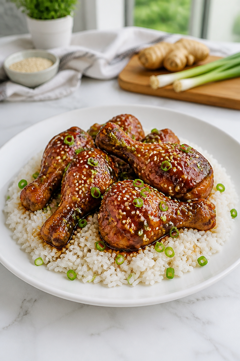 Slow Cooker Honey Garlic Chicken Leg Slow Cooker Honey Garlic Chicken Leg