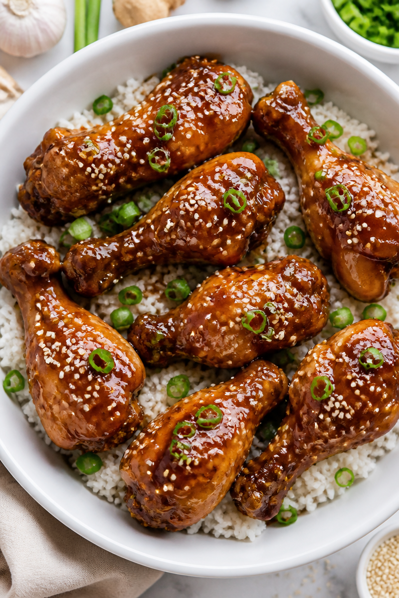 Slow Cooker Honey Garlic Chicken Leg Slow Cooker Honey Garlic Chicken Leg