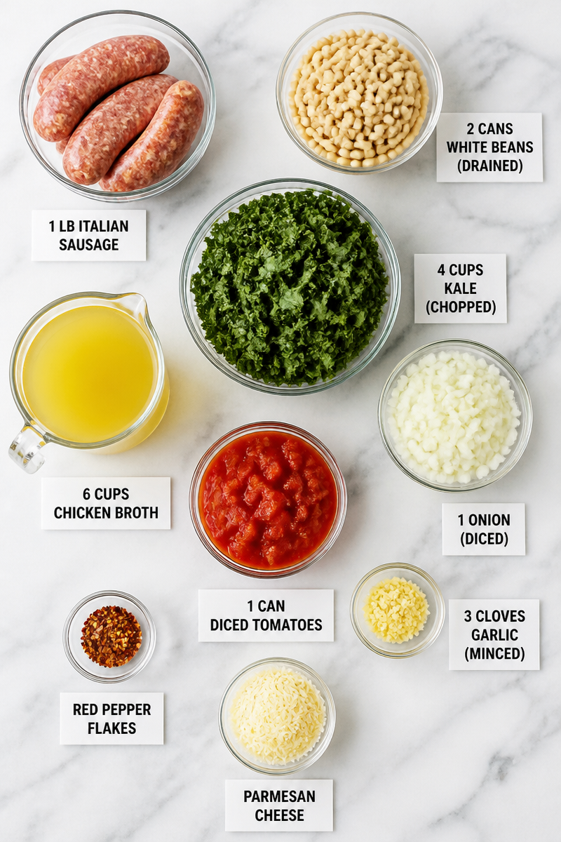 Slow Cooker Sausage Kale White Bean Slow Cooker Sausage Kale White Bean