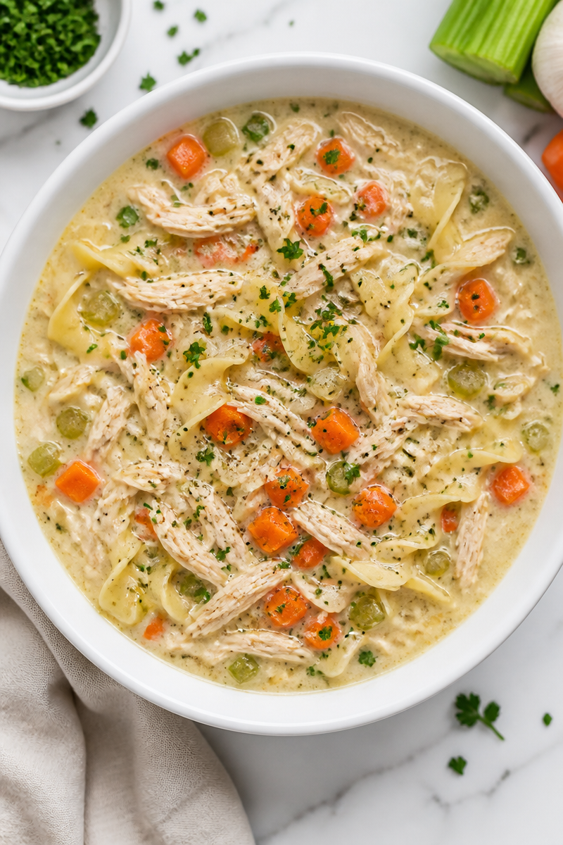Slow Cooker Turkey Soup Leftover Holiday