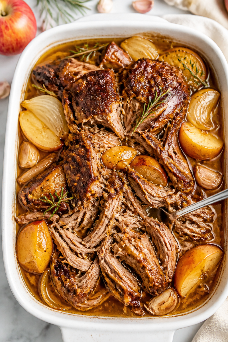 Slow Roasted Pork Shoulder Apple Cider Slow Roasted Pork Shoulder Apple Cider
