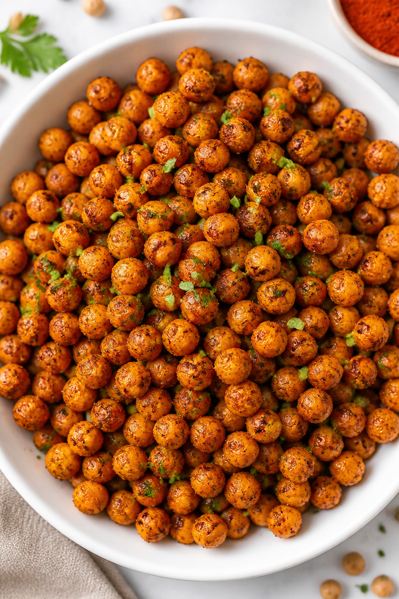 Smoky Roasted Chickpea Snack Bowl Smoky Roasted Chickpea Snack Bowl