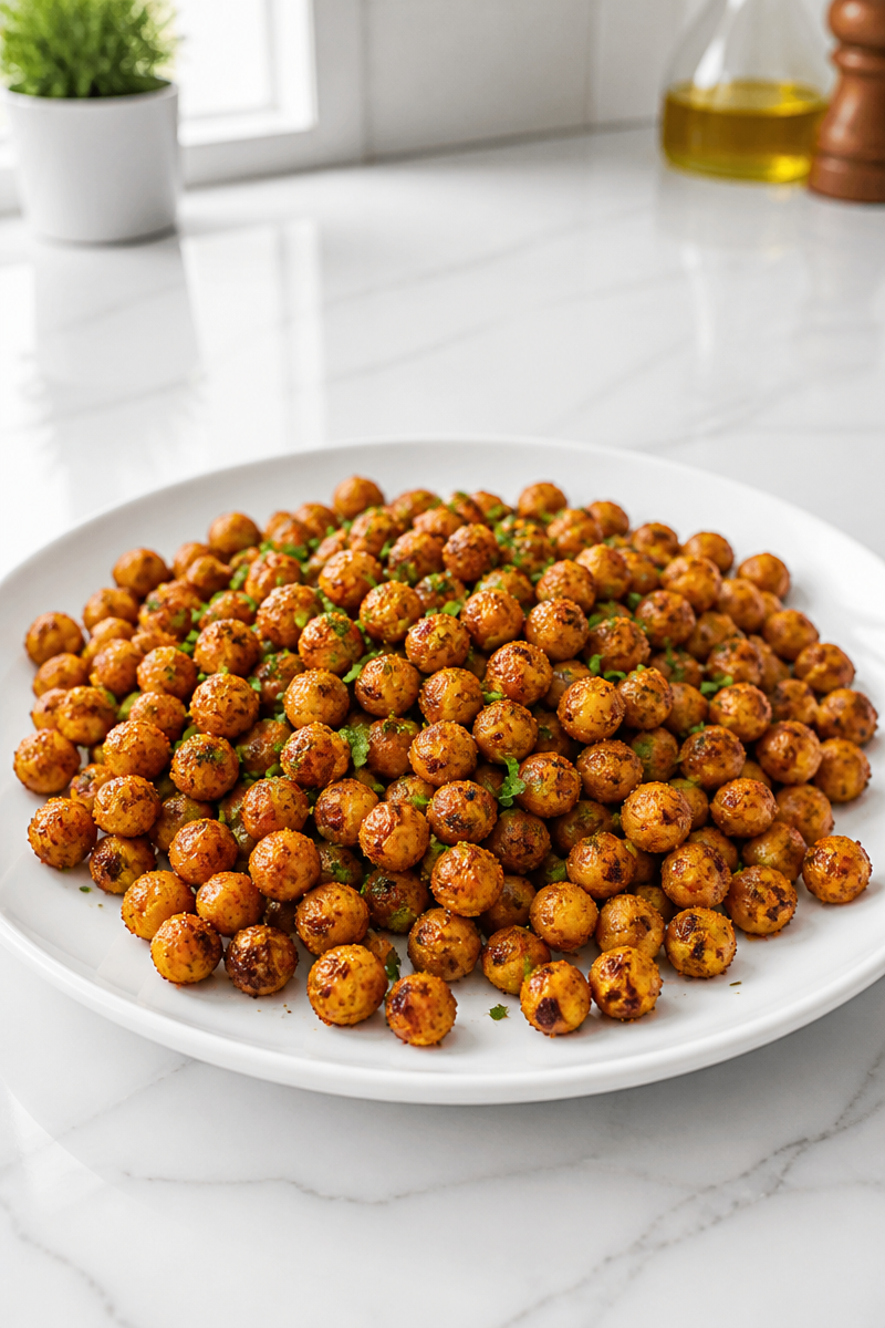 Smoky Roasted Chickpea Snack Bowl Smoky Roasted Chickpea Snack Bowl