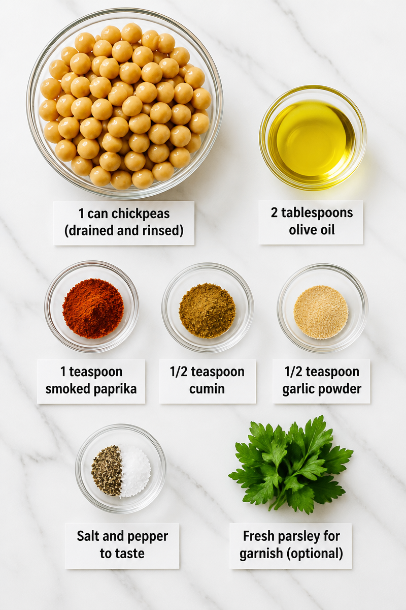 Smoky Roasted Chickpea Snack Bowl Smoky Roasted Chickpea Snack Bowl