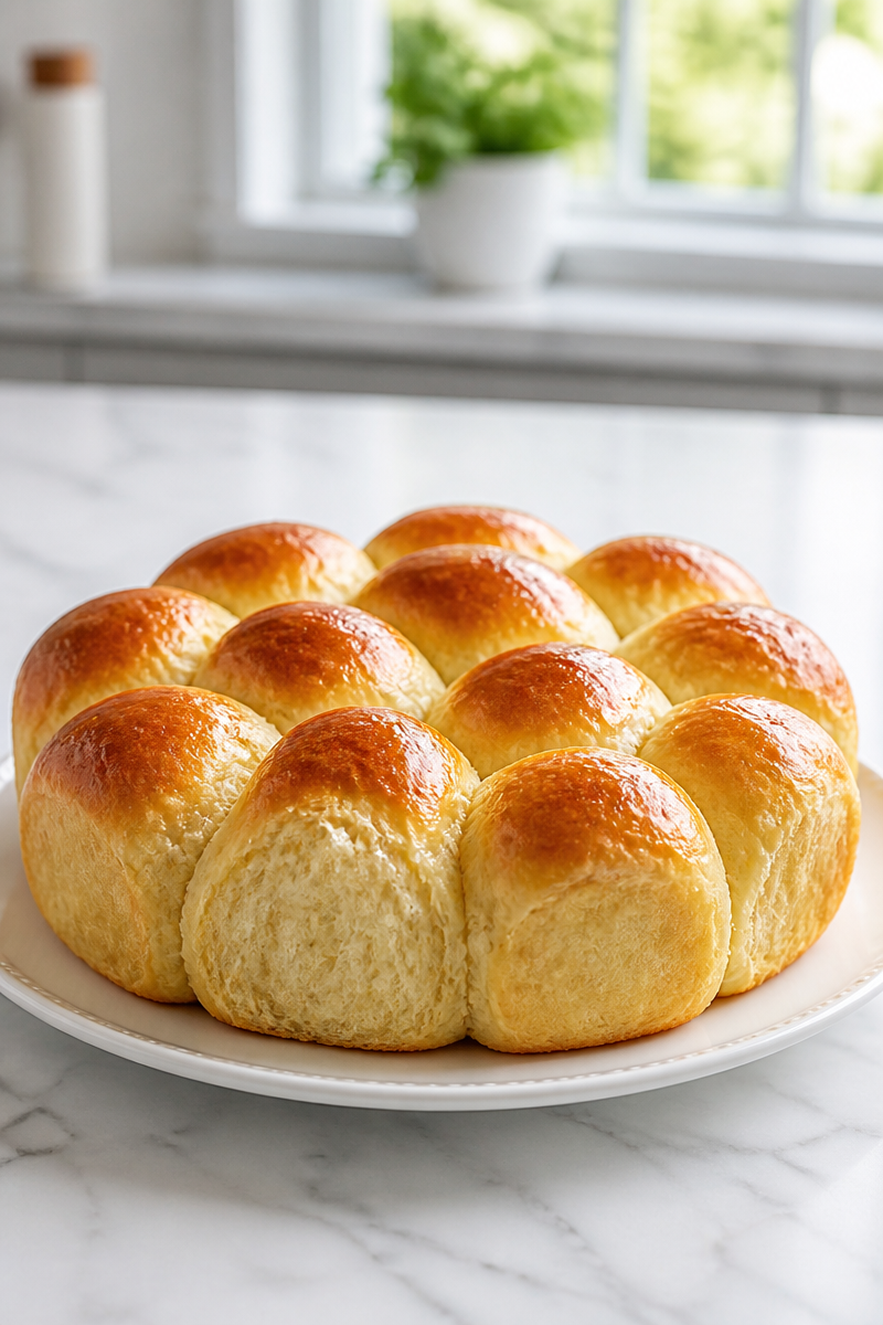 Soft Dinner Roll Pull Apart Buttery
