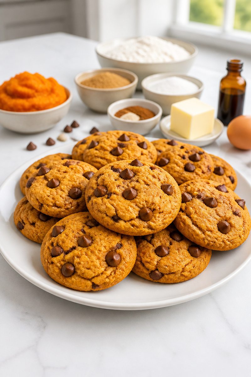 Soft Pumpkin Chocolate Chip Cookie Soft Pumpkin Chocolate Chip Cookie