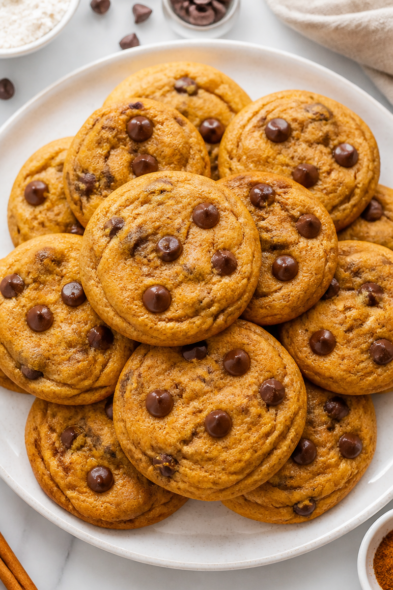 Soft Pumpkin Chocolate Chip Cookie Soft Pumpkin Chocolate Chip Cookie