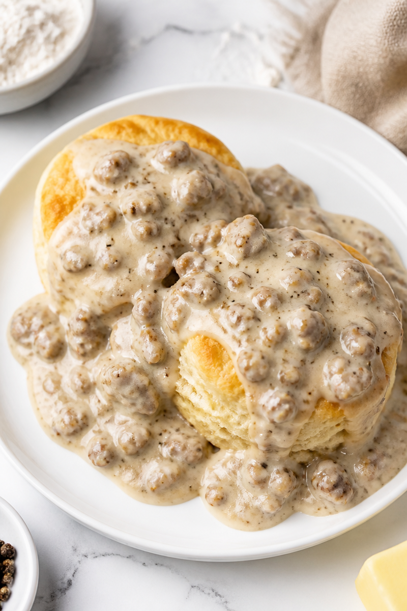 Southern Biscuits And Gravy