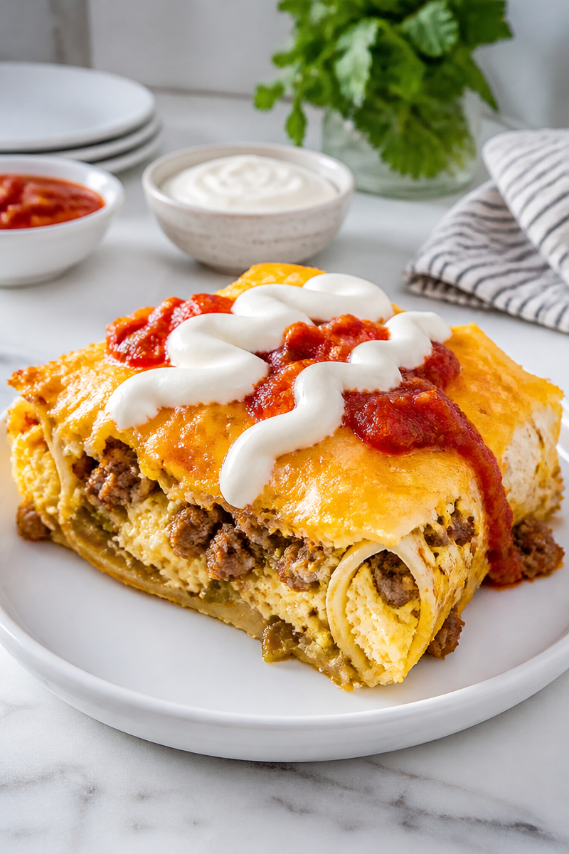 Southwestern Breakfast Burrito Casserole Bake Southwestern Breakfast Burrito Casserole Bake