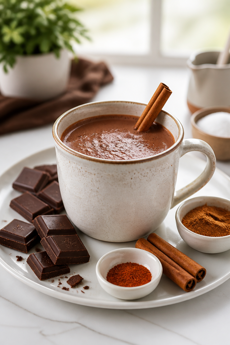 Spiced Mexican Hot Chocolate Recipe Spiced Mexican Hot Chocolate Recipe