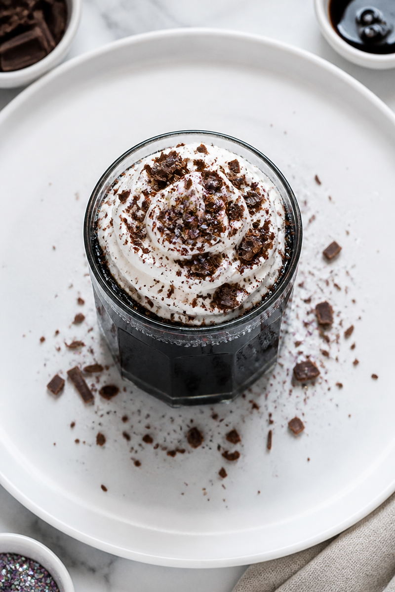 Spooky Black Velvet Chocolate Milk Spooky Black Velvet Chocolate Milk