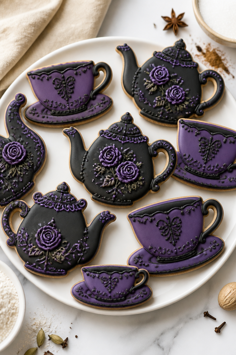 Spooky Tea Party Spiced Chai Cookie