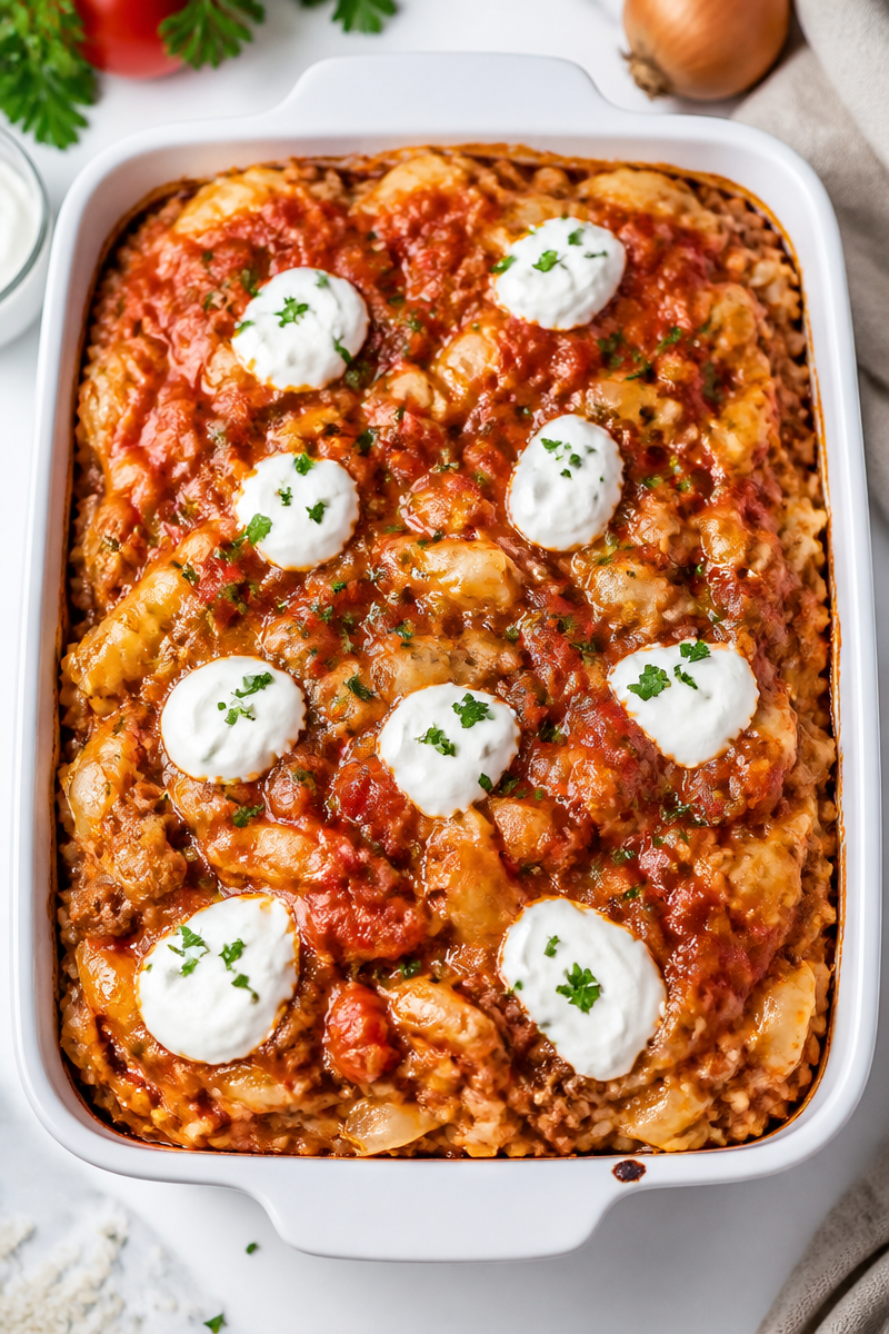 Stuffed Cabbage Roll Casserole Simple Trick