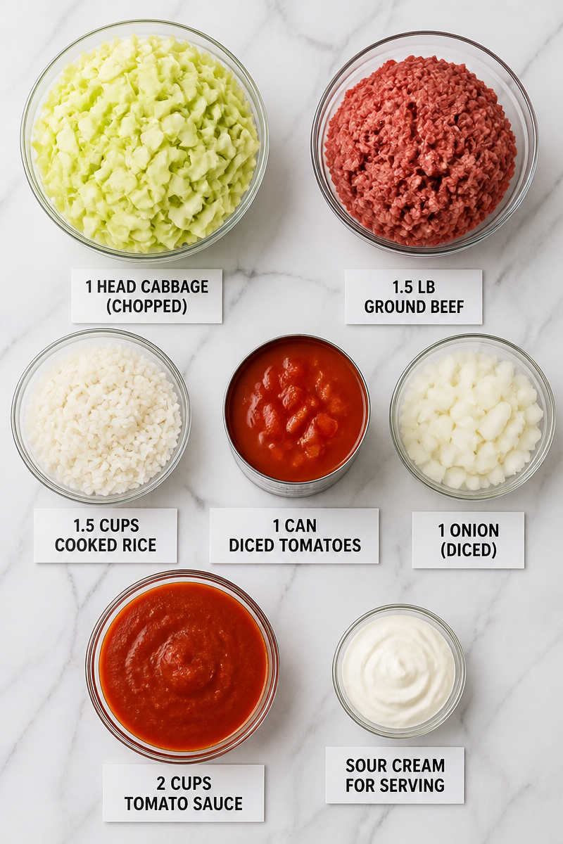 Stuffed Cabbage Roll Casserole Simple Trick