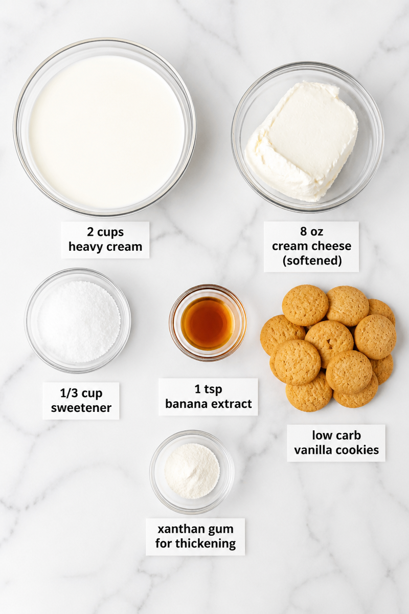 Sugar Free Banana Pudding Layered Cup Sugar Free Banana Pudding Layered Cup
