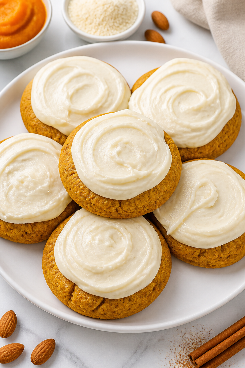 Sugar Free Frosted Pumpkin Spice Cookie Sugar Free Frosted Pumpkin Spice Cookie