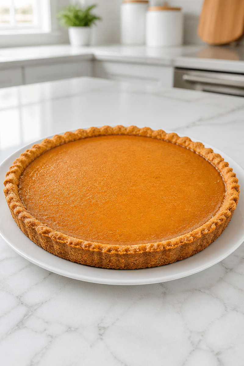 Sugar Free Silky Pumpkin Pie Custard