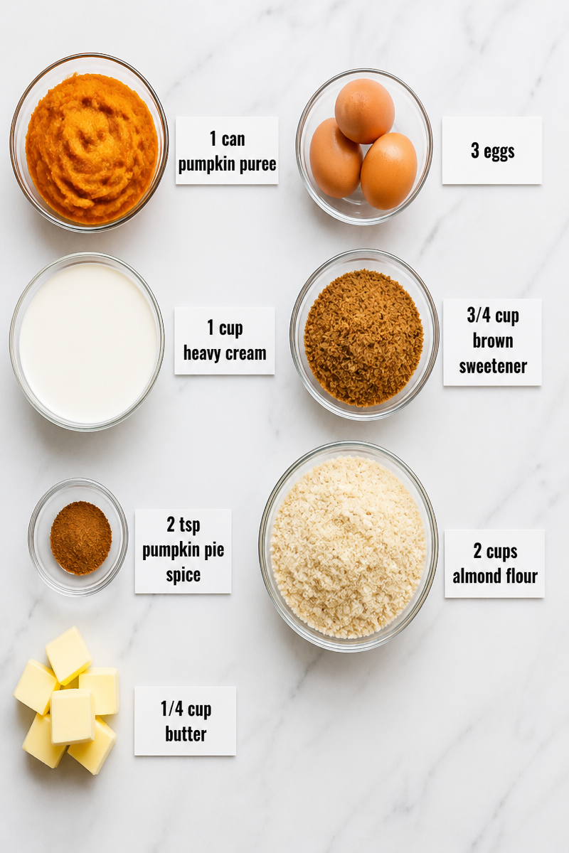 Sugar Free Silky Pumpkin Pie Custard