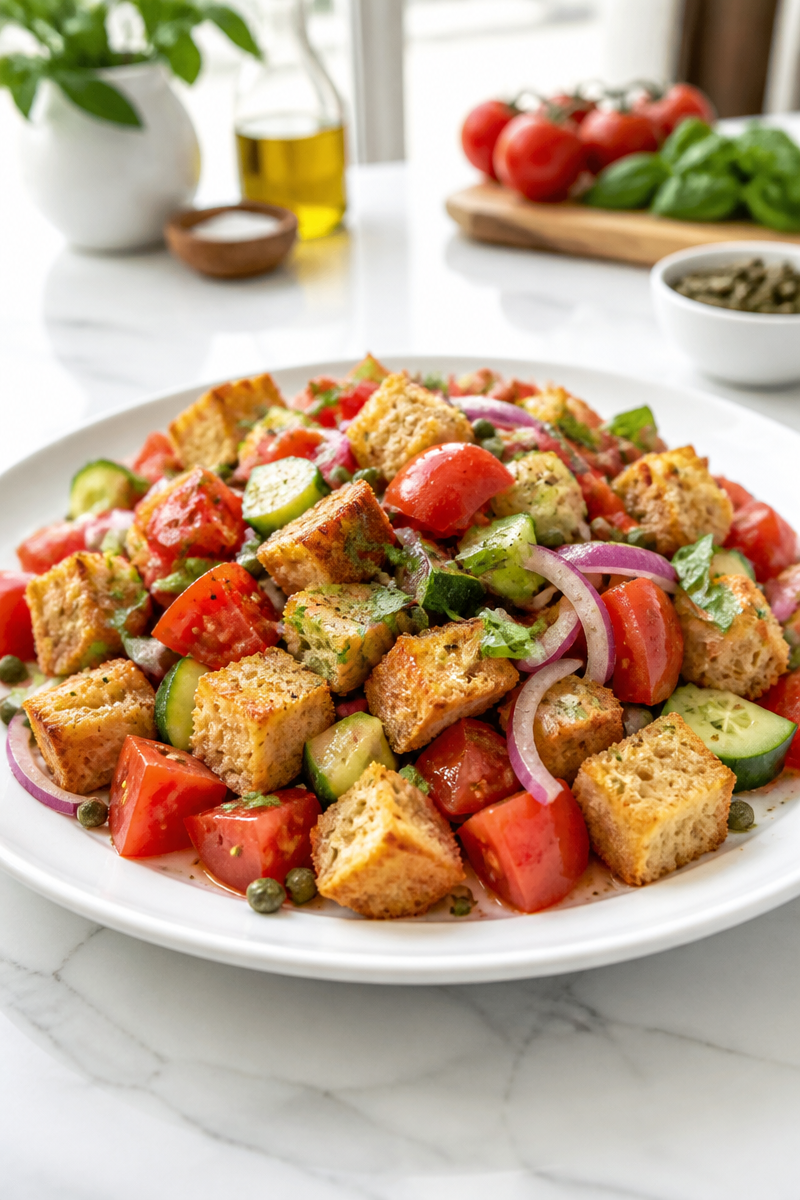 Tuscan Panzanella Bread Tomato Salad Tuscan Panzanella Bread Tomato Salad