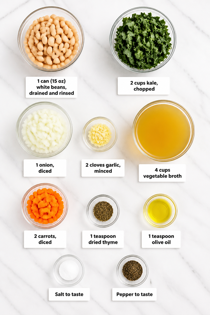 Tuscan White Bean Kale Soup Tuscan White Bean Kale Soup