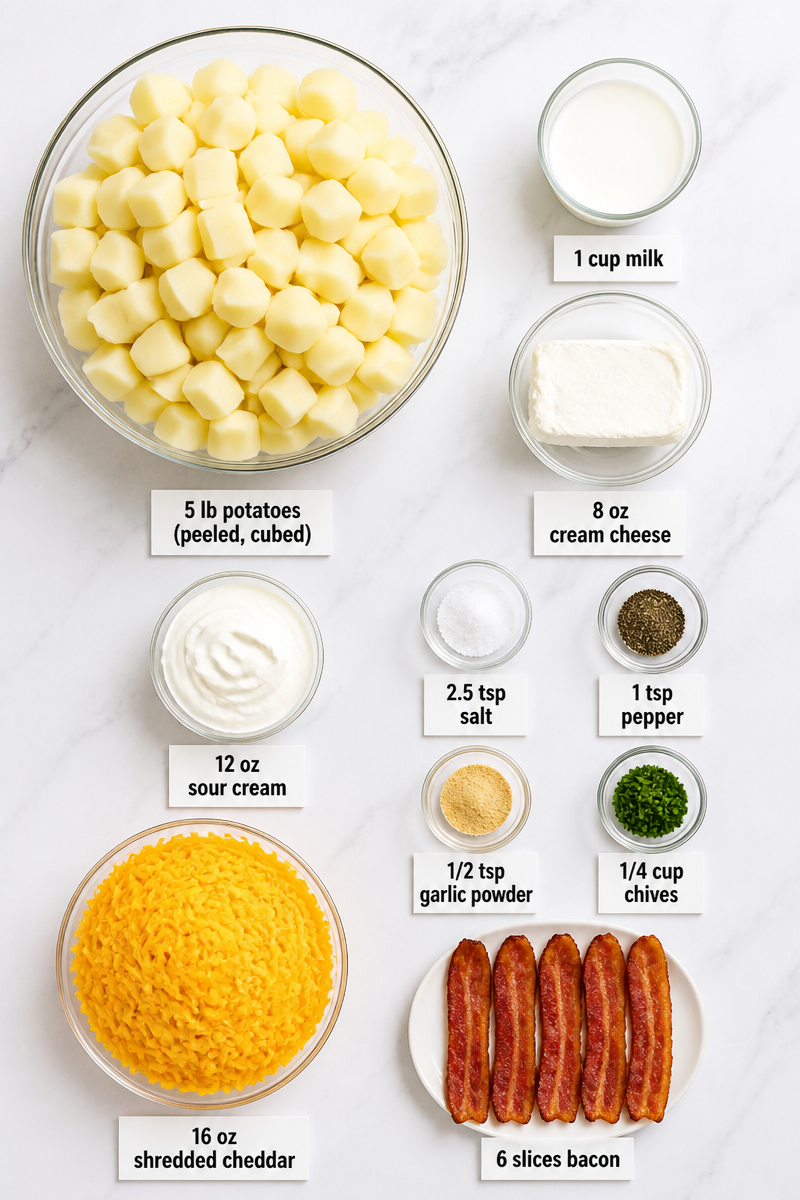 Twice Baked Potato Casserole Feeds Many Twice Baked Potato Casserole Feeds Many