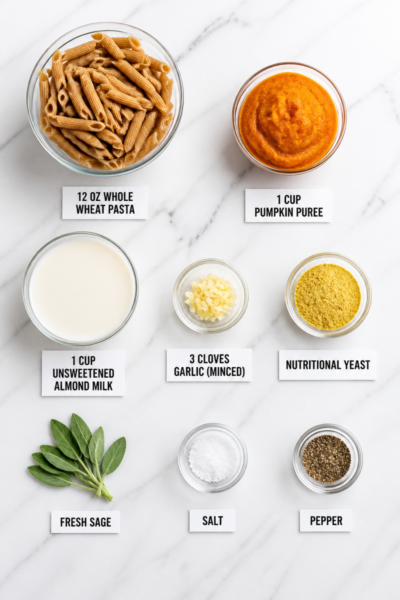 Vegan Whole Wheat Pumpkin Pasta Nourish