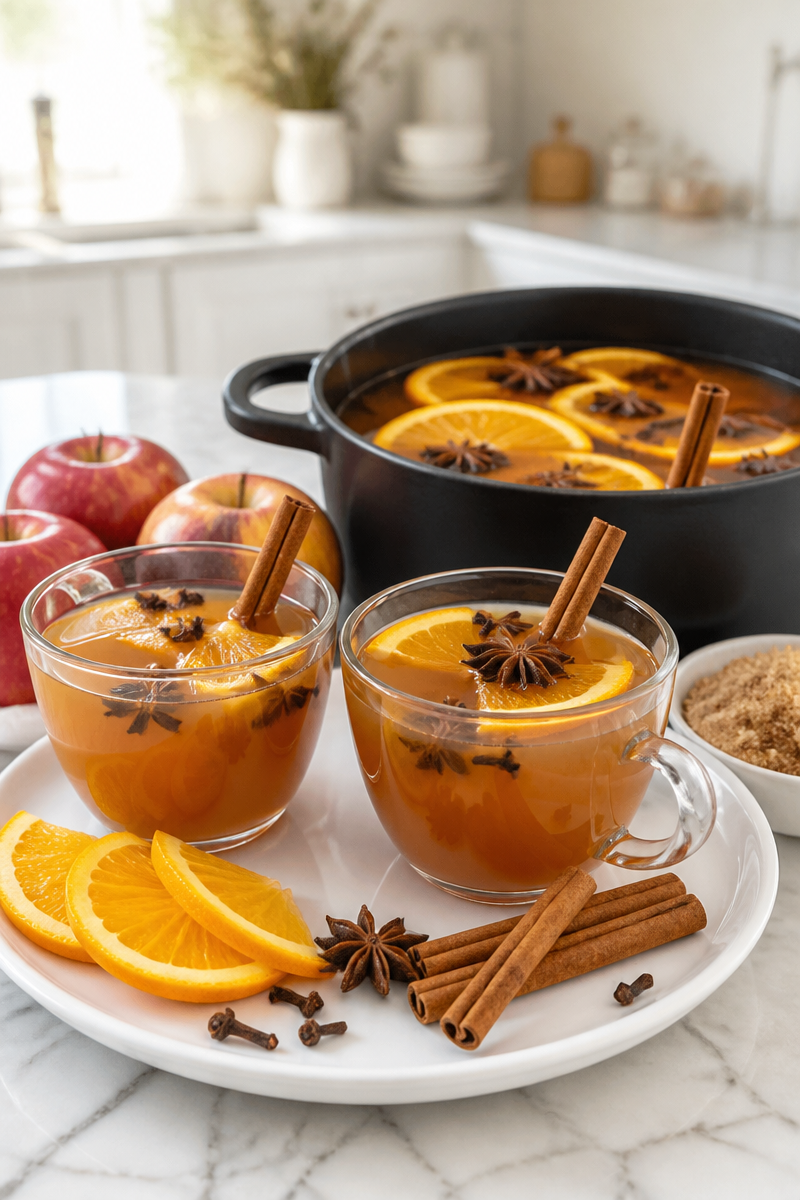 Warm Spiced Apple Cider Drink Warm Spiced Apple Cider Drink