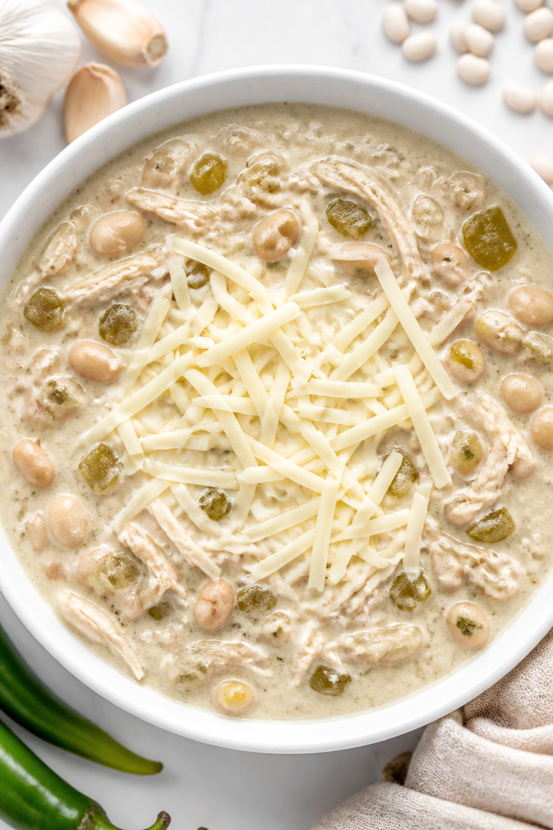 White Chicken Chili Dinner Bowl White Chicken Chili Dinner Bowl