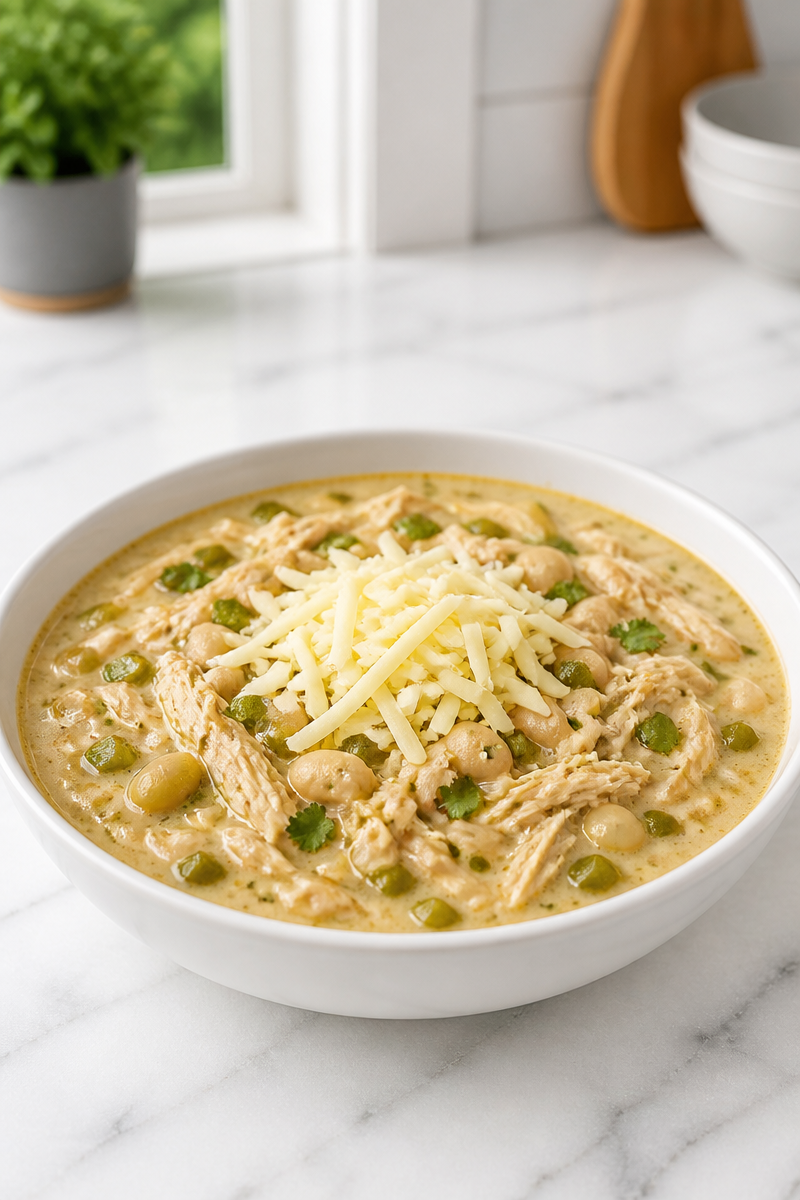 White Chicken Chili Dinner Bowl White Chicken Chili Dinner Bowl