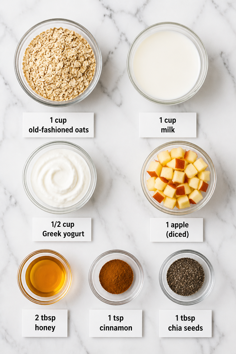 Whole Grain Apple Cinnamon Overnight Oat Whole Grain Apple Cinnamon Overnight Oat