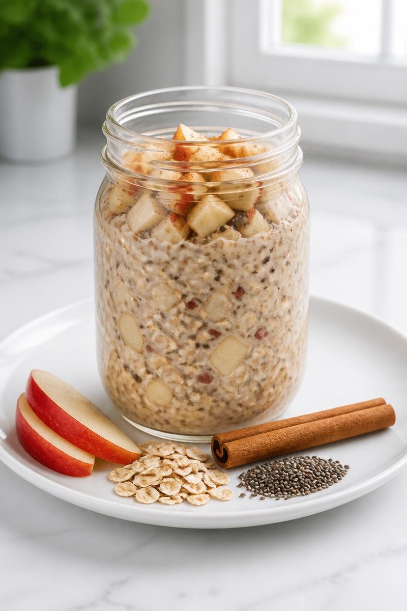Whole Grain Apple Cinnamon Overnight Oat Whole Grain Apple Cinnamon Overnight Oat