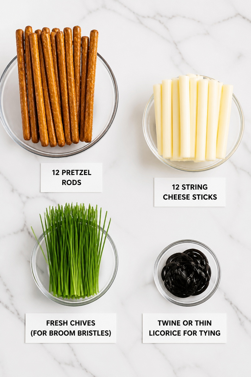 Witches Broom Pretzel Cheese Stick Witches Broom Pretzel Cheese Stick