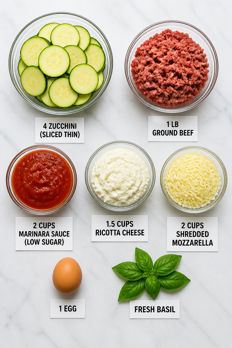 Zucchini Lasagna Keto Noodle Free Bake Zucchini Lasagna Keto Noodle Free Bake