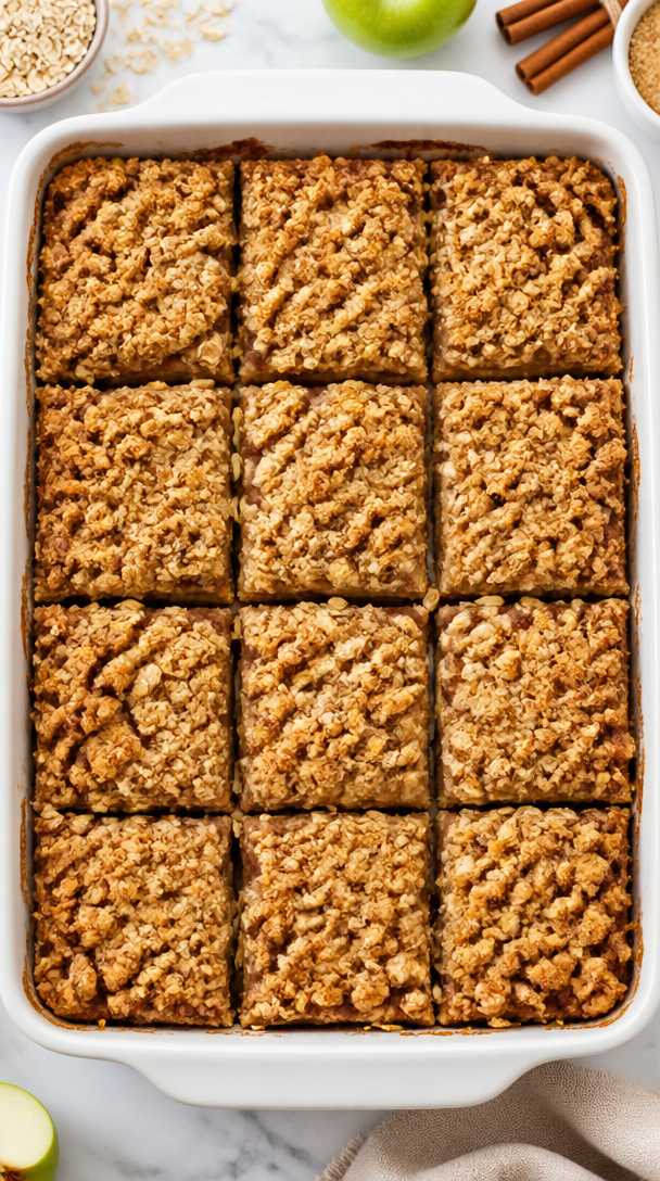 Baked Apple Betty Crumble Bar Baked Apple Betty Crumble Bar