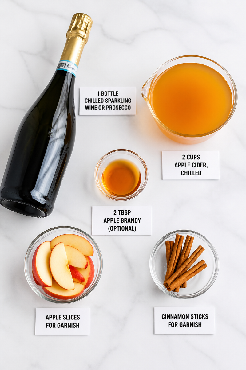 Baked Apple Cider Mimosa Brunch