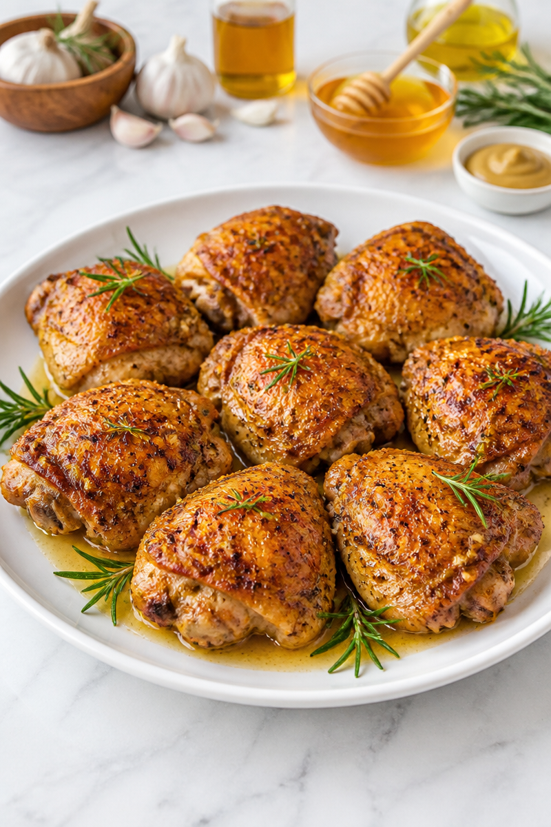 Baked Apple Cider Vinegar Chicken Thigh Baked Apple Cider Vinegar Chicken Thigh