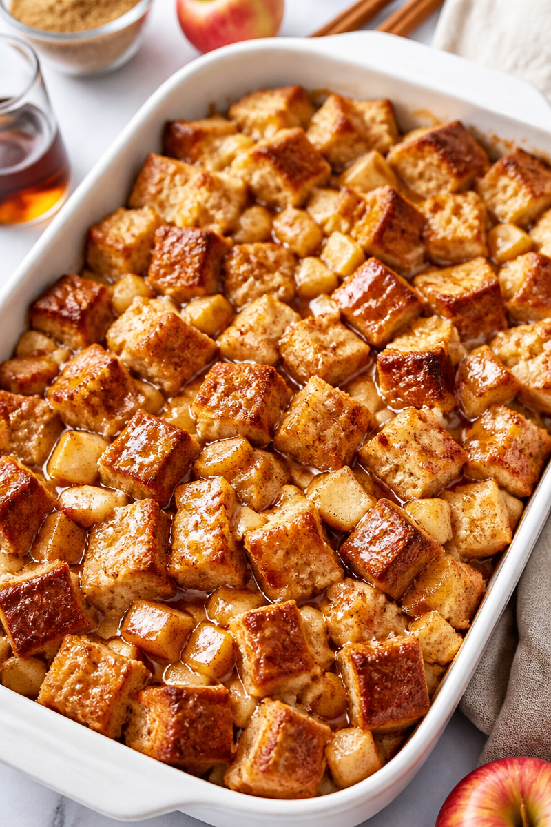 Baked Apple Cinnamon Overnight French Toast Baked Apple Cinnamon Overnight French Toast