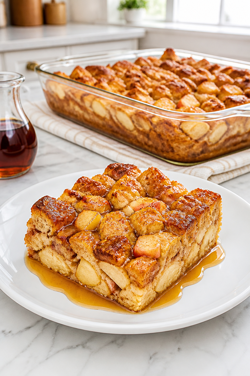 Baked Apple Cinnamon Overnight French Toast Baked Apple Cinnamon Overnight French Toast
