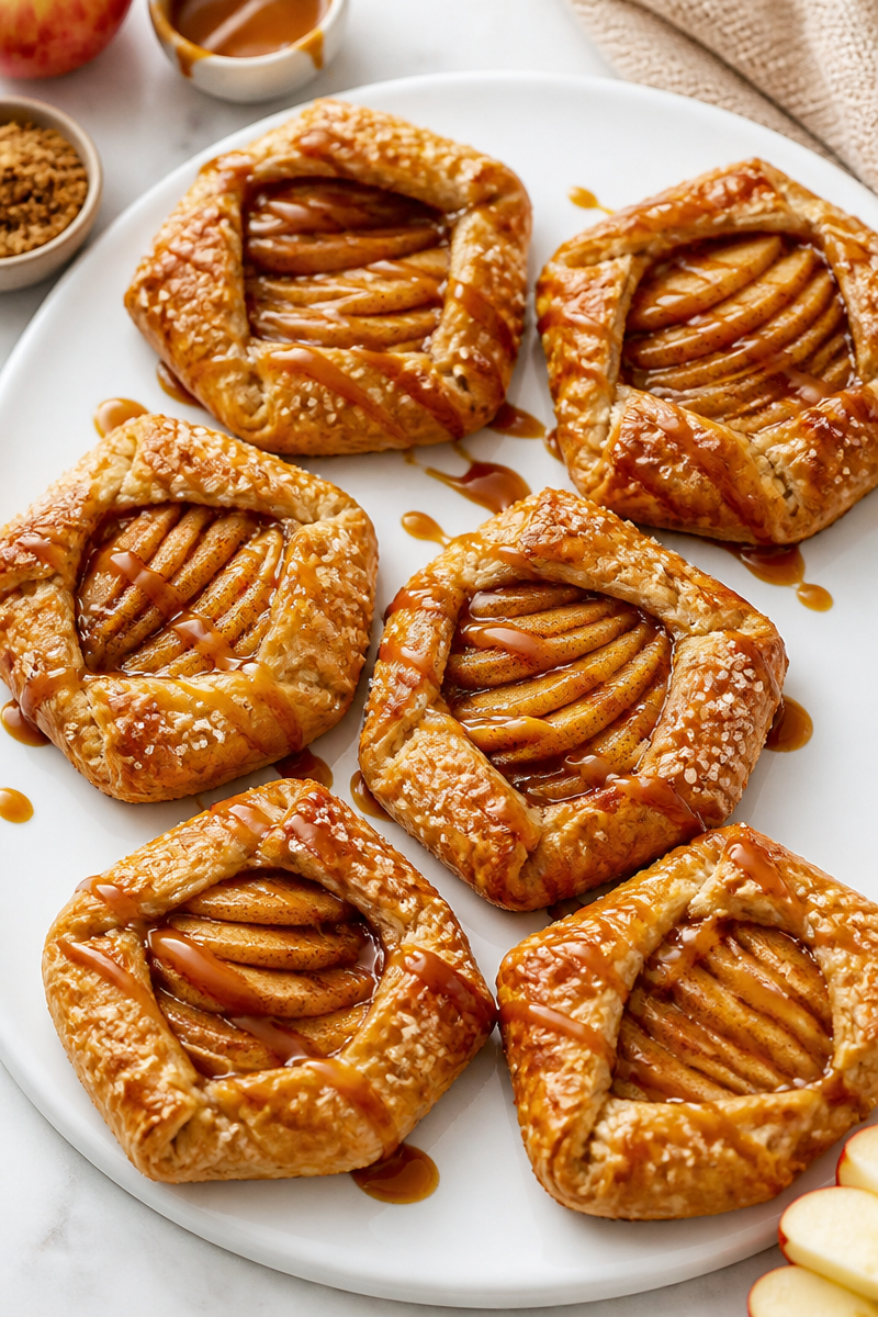 Baked Apple Galette Individual Puff Pastry