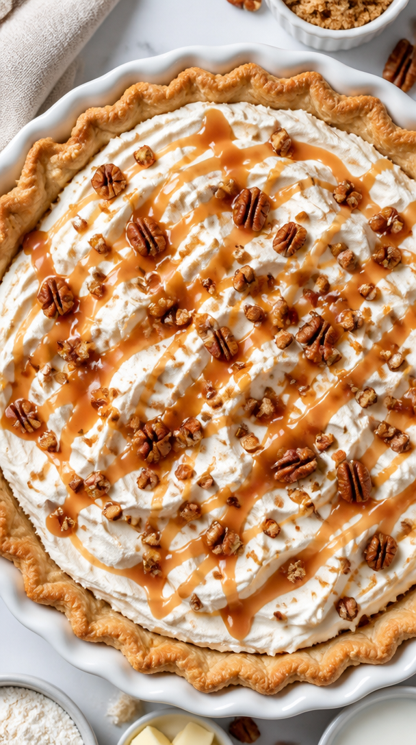 Baked Butterscotch Pudding Pie Classic