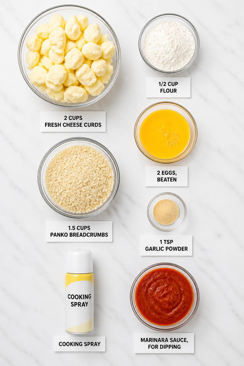 Baked Cheddar Cheese Curd Bite Baked Cheddar Cheese Curd Bite