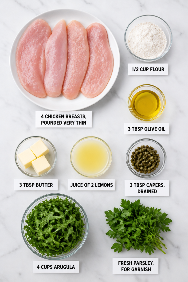 Baked Chicken Paillard Lemon Caper Baked Chicken Paillard Lemon Caper