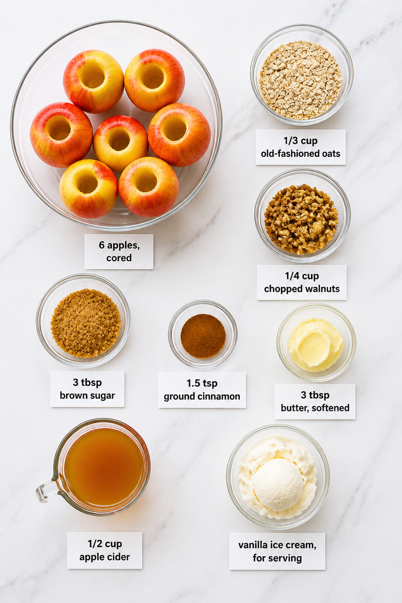 Baked Cinnamon Stuffed Baked Apple