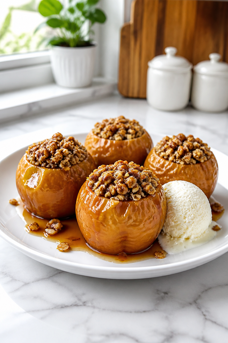 Baked Cinnamon Stuffed Baked Apple